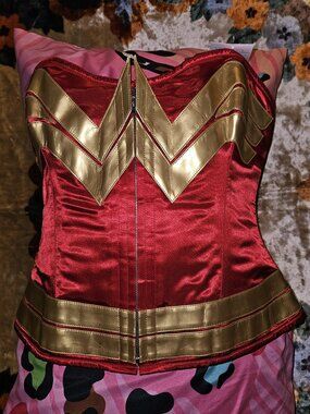 NWT 34"3XL WW WOMAN DC COMIC CORSET RAVE EDC CON 1069